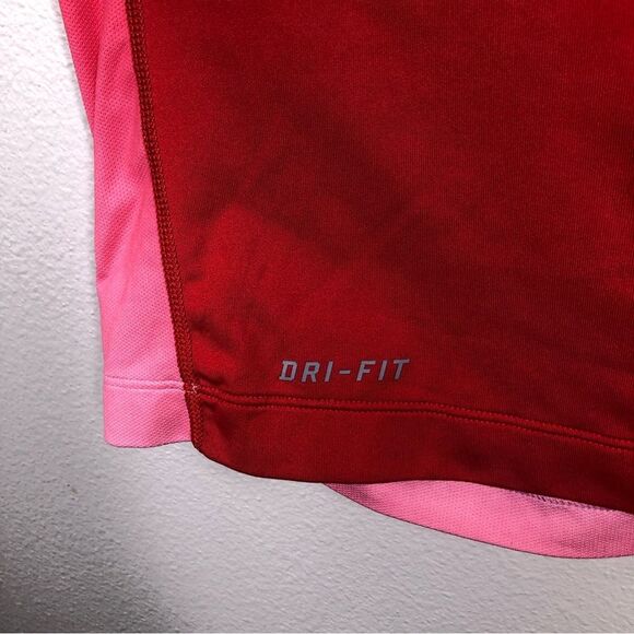 Nike Tiger Woods Collection TW Glow Polo Golf Shirt DRI-FIT Red Small 639822-657 - Picture 6 of 10